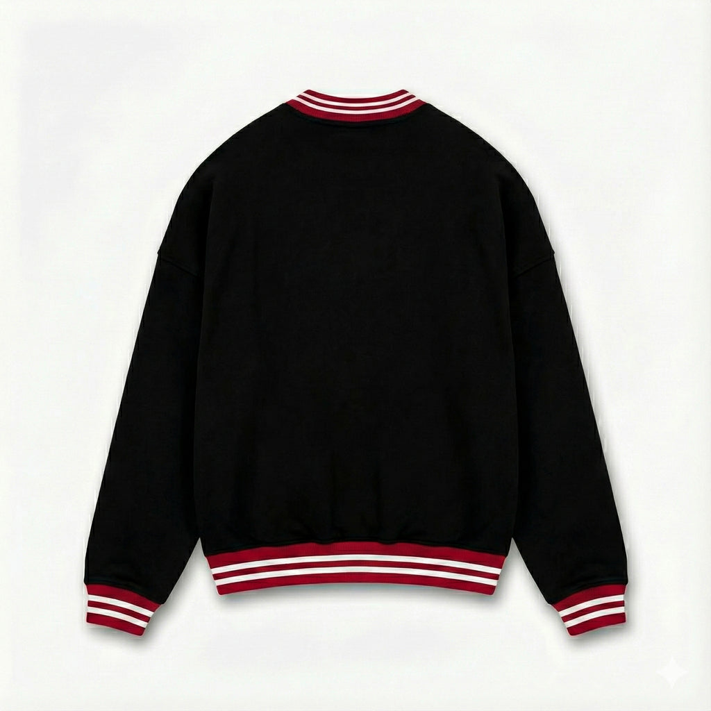 Faachu Black Runner Sweat Shirt