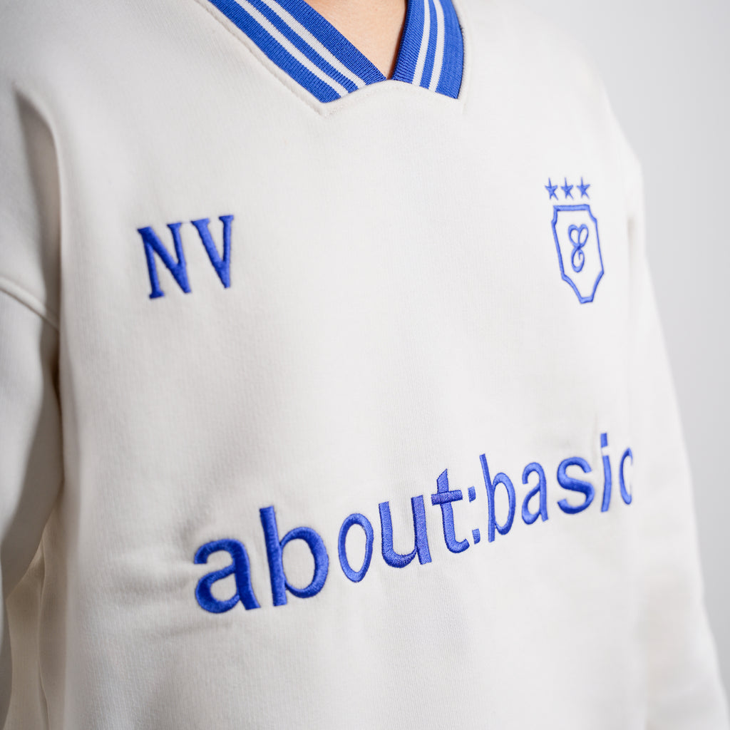 Faachu Basic Blue cuff Sweat Shirt