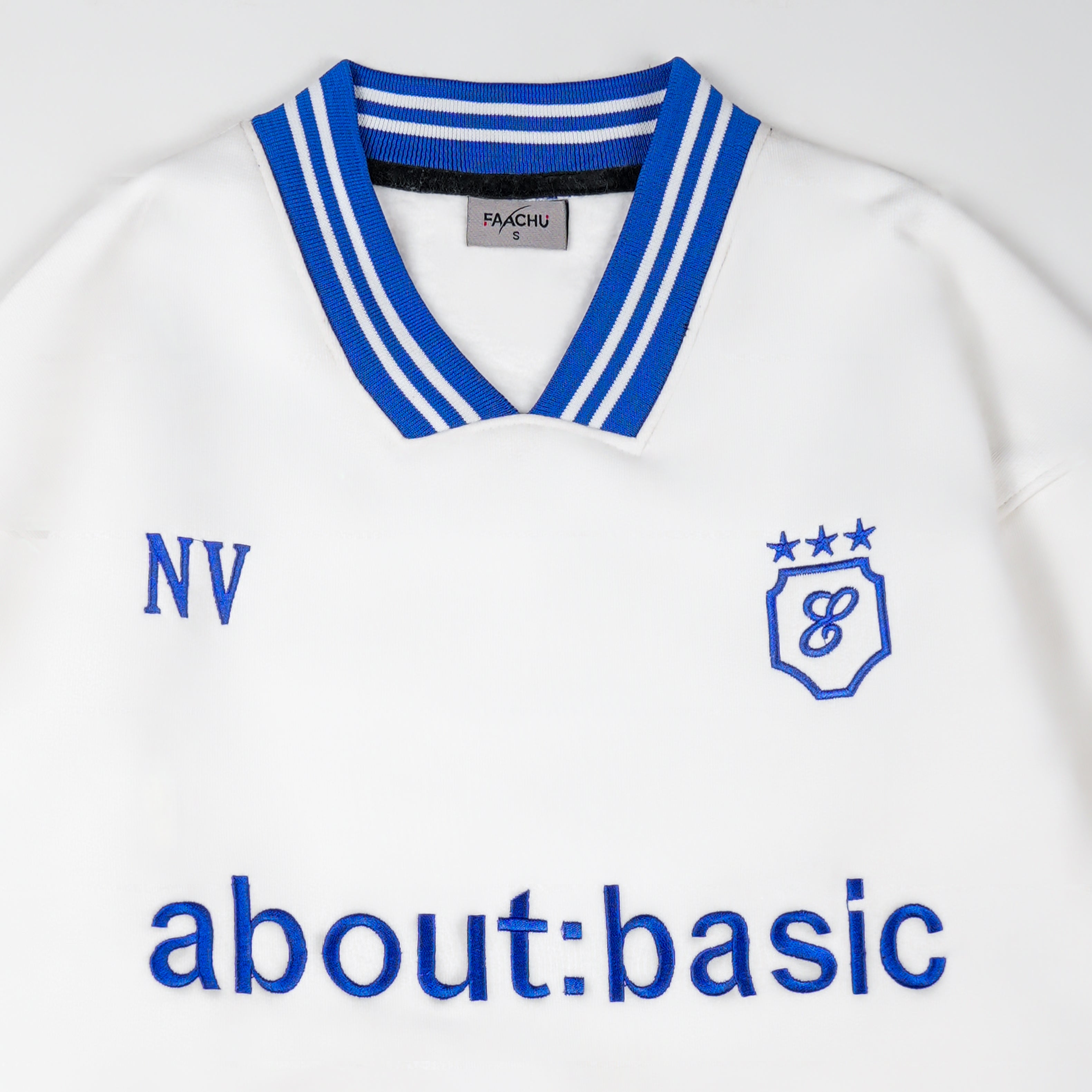 Faachu Basic Blue cuff Sweat Shirt