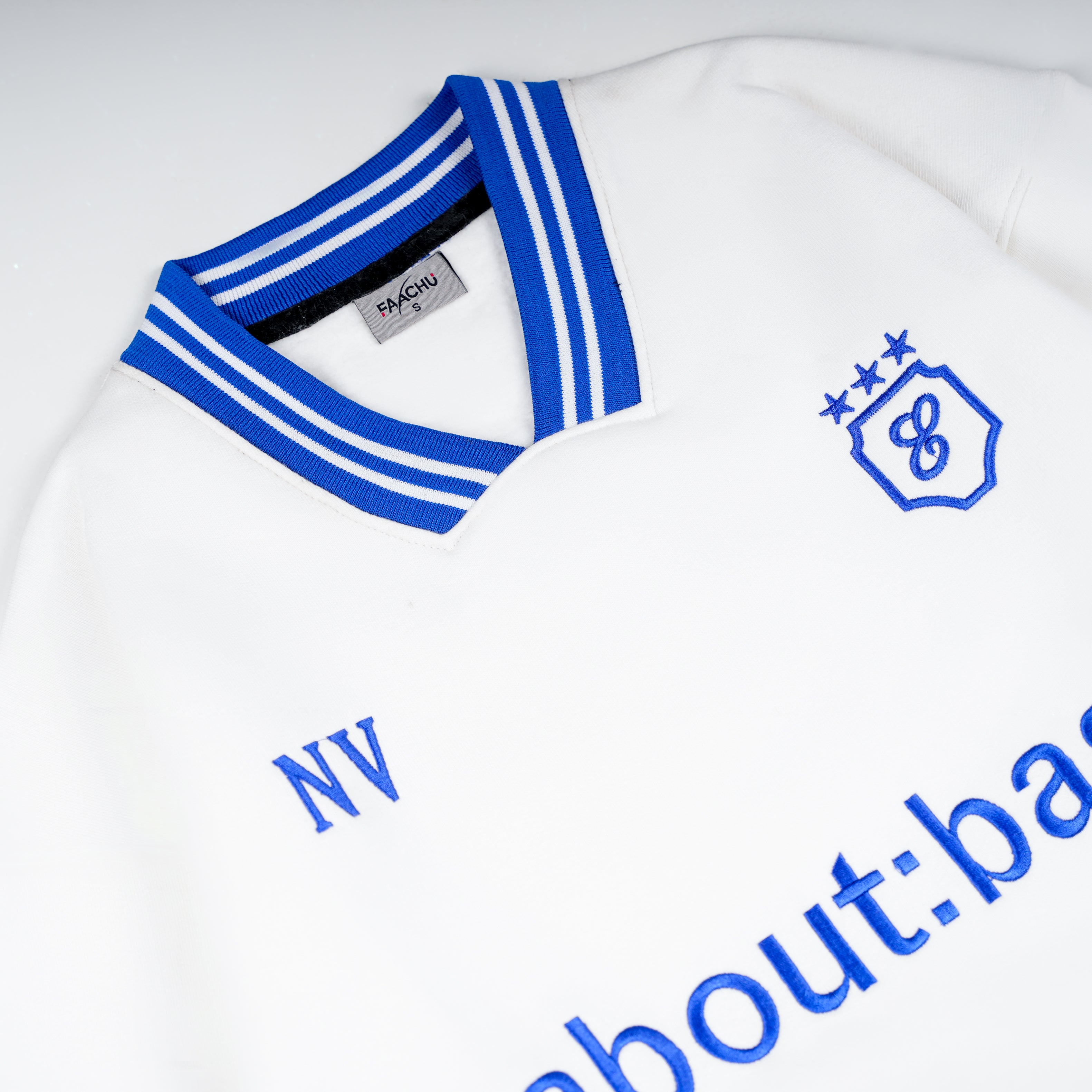 Faachu Basic Blue cuff Sweat Shirt