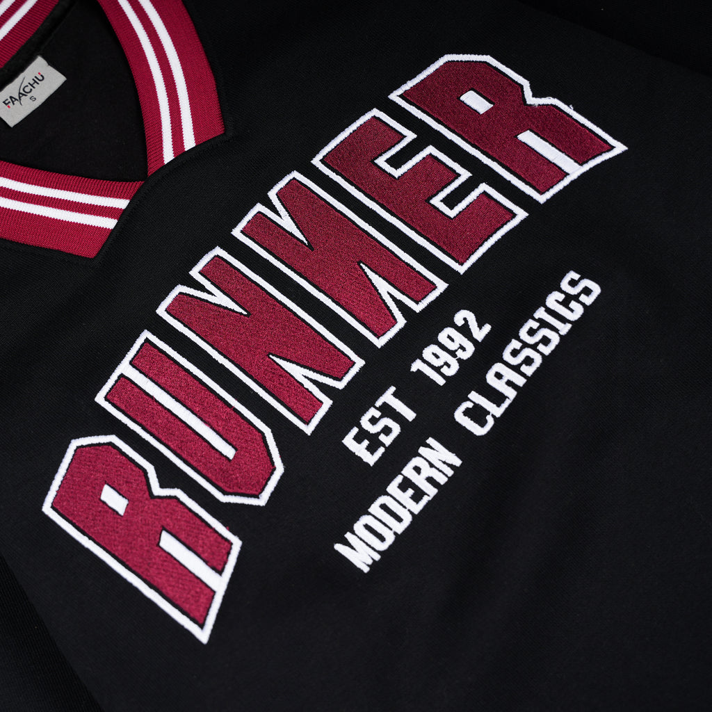 Faachu Black Runner Sweat Shirt