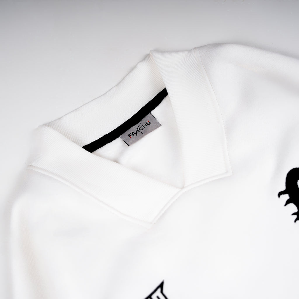 Faachu White Sumon Sweat Shirt