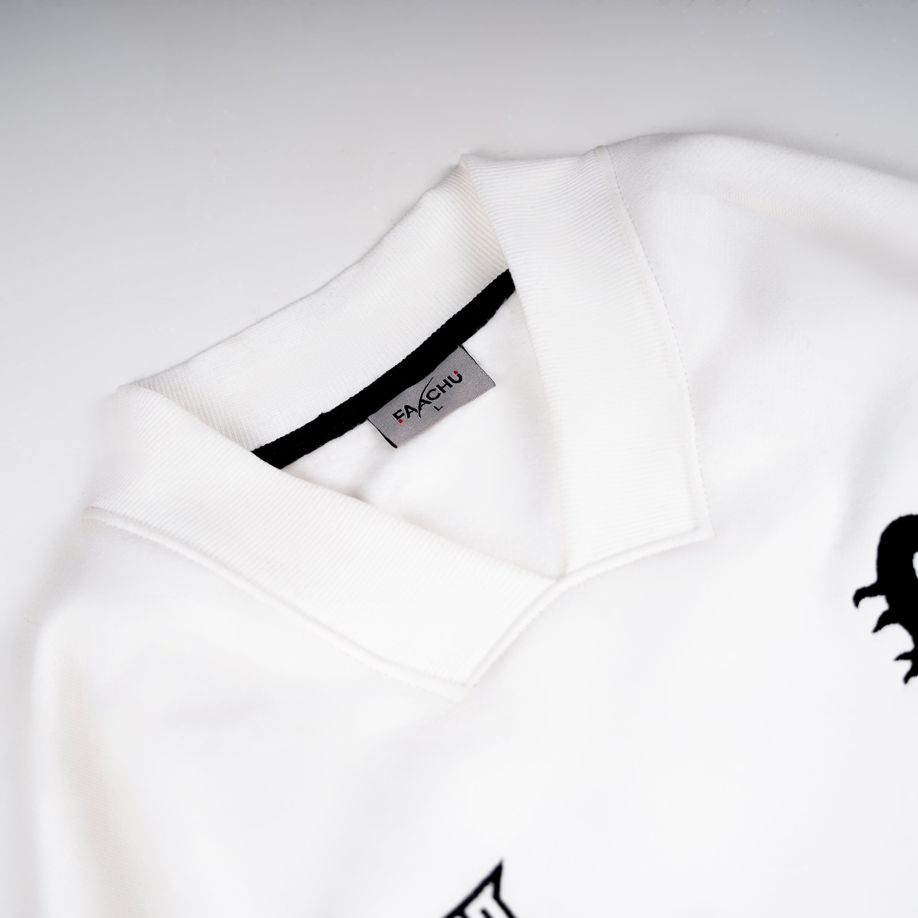 Faachu White Sumon Sweat Shirt