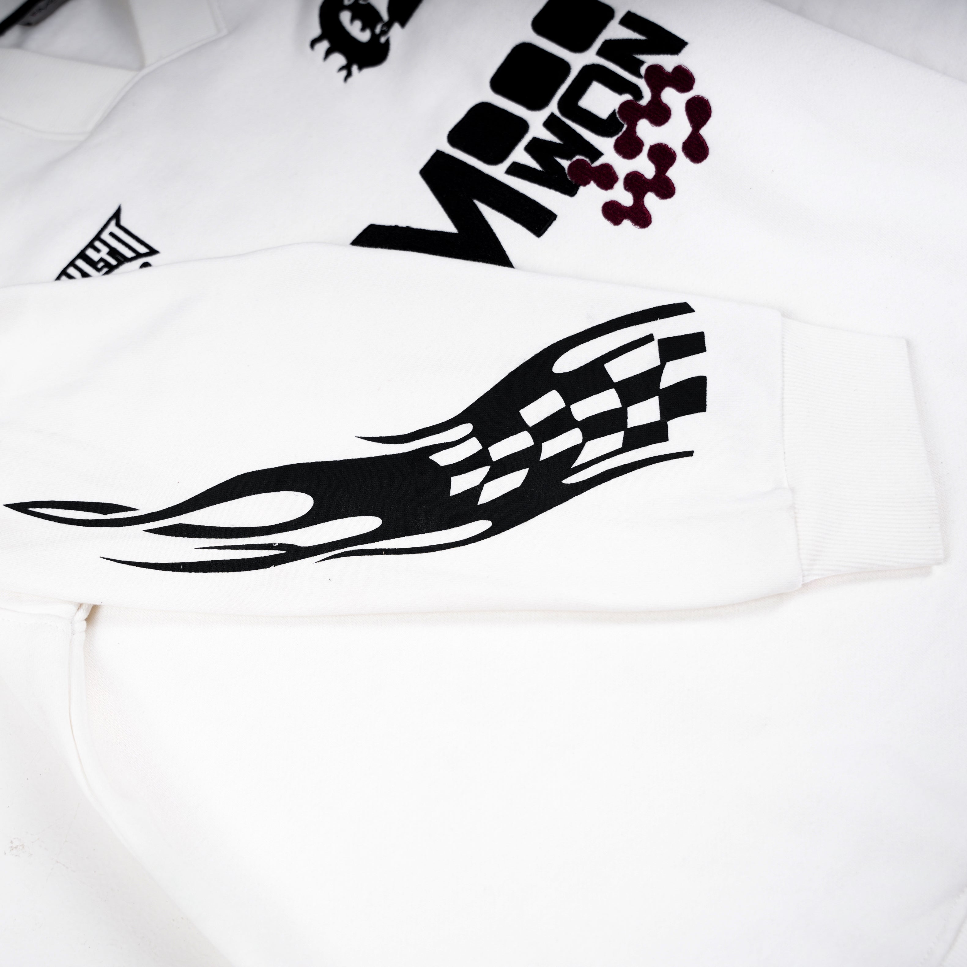 Faachu White Sumon Sweat Shirt