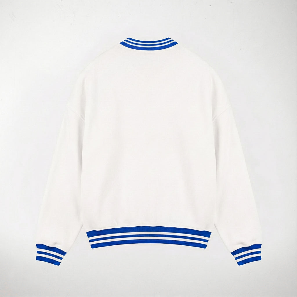 Faachu Basic Blue cuff Sweat Shirt